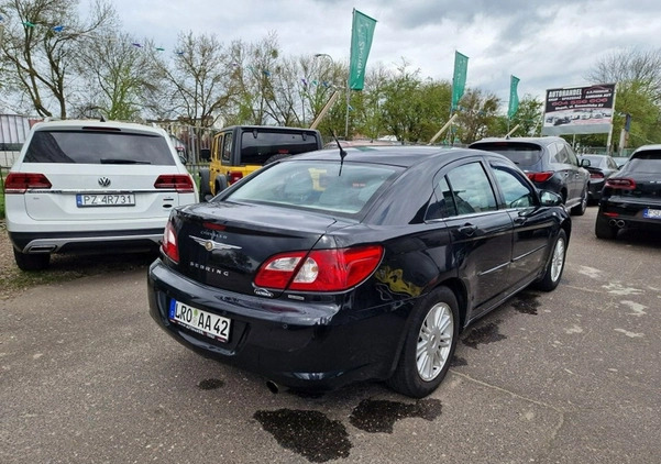 Chrysler Sebring cena 15490 przebieg: 143936, rok produkcji 2008 z Dąbrowa Górnicza małe 379